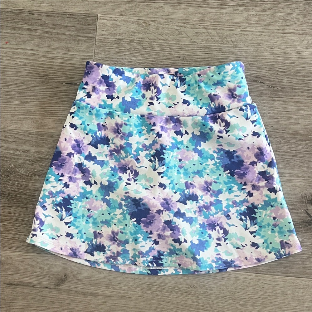 Vibrant Floral Kids Skirt
